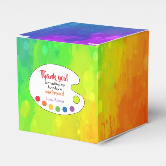 Ballotins Fête d'anniversaire de l'art Favoriser | Paint Par (Verso)