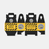 Ballotins Fête d'anniversaire de l'enfant Construction Merci (Déplié)