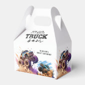 Ballotins Fête d'anniversaire de Monster Truck (Verso)