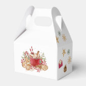 Ballotins Fête d'anniversaire de Noël de neige d'hiver (Arrière)