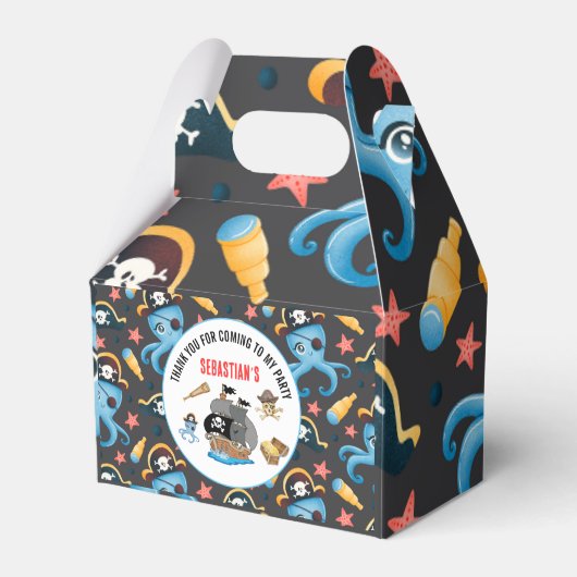 Ballotins fête d'anniversaire de pirates (Verso)