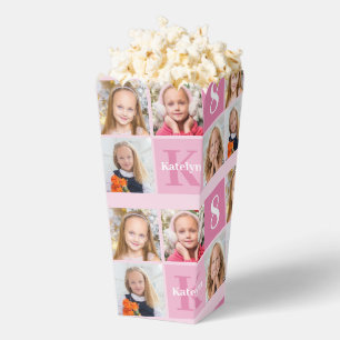 Ballotins Fête d'anniversaire de popcorn pop rose mignon