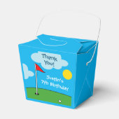 Ballotins Fête d'anniversaire de putt putt mini golf (Verso)