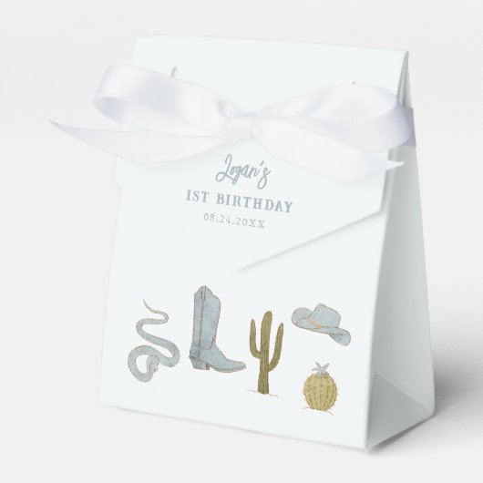 Ballotins Fête d'anniversaire de Southern Cowboy (Verso)