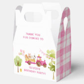 Ballotins Fête d'anniversaire des animaux de ferme roses (Ouvert)