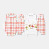 Ballotins Fête d'anniversaire des animaux de la ferme rouge (Déplié)