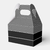 Ballotins Fête d'anniversaire des Chevrons noirs et blancs (Arrière)