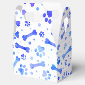 Ballotins Fête d'anniversaire des Empreintes de pattes bleus (Ouvert)