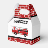 Ballotins Fête d'anniversaire du camion d'incendie (Verso)