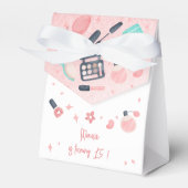 Ballotins Fête d'anniversaire du spa de beauté glitz et glam (Verso)