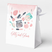 Ballotins Fête d'anniversaire du spa de beauté glitz et glam (Arrière)