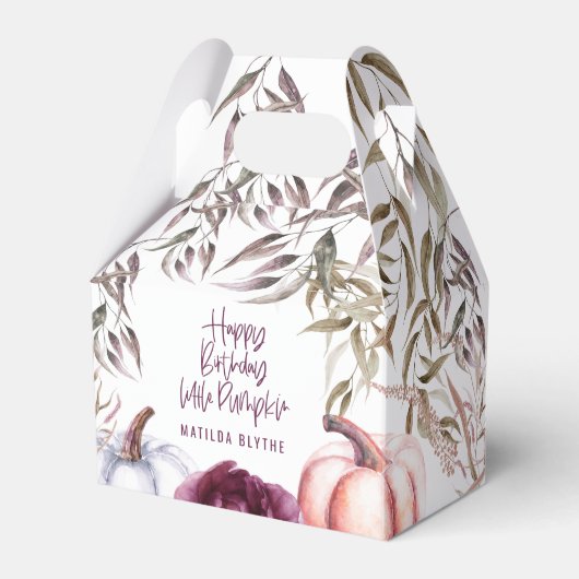 Ballotins Fête d'anniversaire d'un petit citrouille à l'auto (Verso)