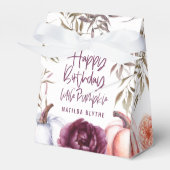 Ballotins Fête d'anniversaire d'un petit citrouille à l'auto (Verso)