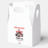 Ballotins Fête d'anniversaire Editable Red ATV Wheeler Bike (Ouvert)