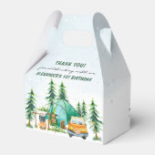 Ballotins Fête d'anniversaire rustique de Camping Mountain (Arrière)