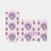 Ballotins Fête d'anniversaire Shabby rose rose violet (Déplié)