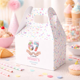 Ballotins Fête d'anniversaire "Six Sept" de glace pour enfan