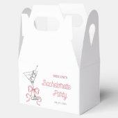 Ballotins Fête de Bachelorette Arc-en-Ciel Rose Martini Aqua (Ouvert)