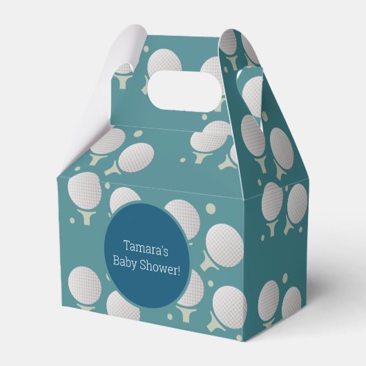 Ballotins Fête de balle de golf moderne Anniversaire Baby Mo (Verso)