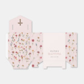 Ballotins Fête de baptême de fille aux fleurs sauvages (Déplié)