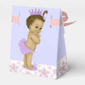 Ballotins Fête de bébé fille afro-américaine rose et violett (Arrière)