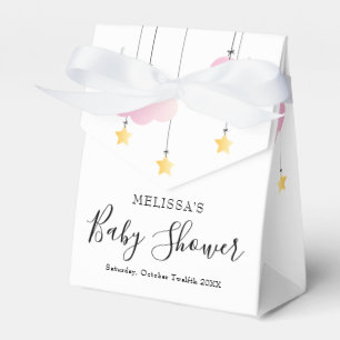 Ballotins Fête de Bébé Fille Rose Brille Brille Petite Étoil