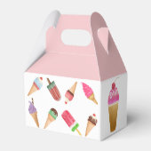 Ballotins Fête de crème glacée Rose White Popsicles (Arrière)