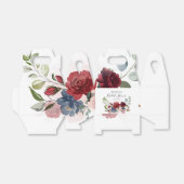 Ballotins Fête de douche de mariée Florale Rustique Blush (Déplié)