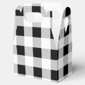 Ballotins fête de ferme rustique plaid noir et blanc buffalo (Ouvert)