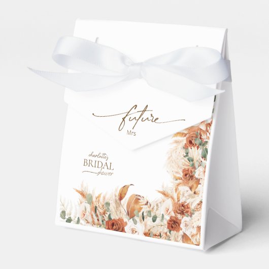 Ballotins Fête de Fiançailles de Future Mme Floral Boho (Verso)