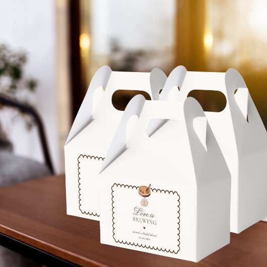 Ballotins Fête de Fiançailles Espresso Martini Amour en Ébul