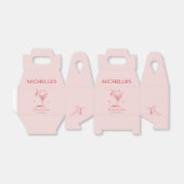 Ballotins Fête de Filles de Bachelorette de Cocktail Rétro (Déplié)