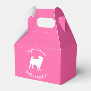 Ballotins Fête de la fête du chien Carlin rose