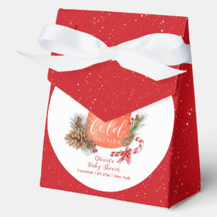 Ballotins Fête de la Neige Flocon Rouge Hiver Noël Smore Bab