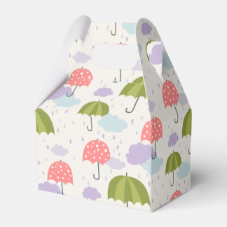 Ballotins Fête de la pluie d'automne avec Motif parapluie