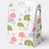 Ballotins Fête de la pluie d'automne avec Motif parapluie (Ouvert)