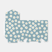 Ballotins Fête de marguerite fraîche boîte de préférence (Déplié)