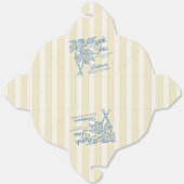 Ballotins Fête de mariage à la plage Pastel de Palm Springs (Déplié)