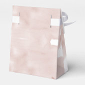 Ballotins Fête de mariage à l'aquarelle ciel rose (Arrière)