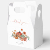 Ballotins Fête de mariage avec citrouille florale d'automne (Ouvrir)