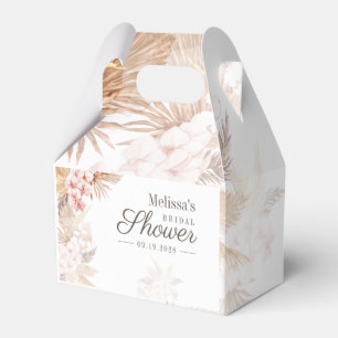 Ballotins Fête de mariage bohème herbe des pampas Palmiers d