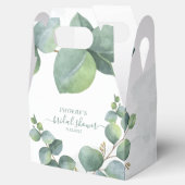 Ballotins Fête de mariage botanique floral d'eucalyptus mode (Ouvert)