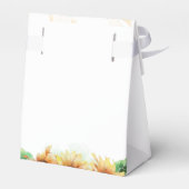 Ballotins Fête de mariage botanique tournesol floral (Arrière)