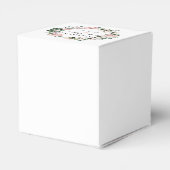 Ballotins Fête de mariage champêtre en rose blush floral (Arrière)