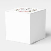 Ballotins Fête de mariage champêtre en rose blush floral (Verso)