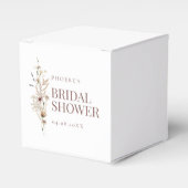 Ballotins Fête de mariage dequarelle de fleurs sauvages carr (Verso)