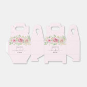 Ballotins Fête de mariage élégante avec des roses (Déplié)