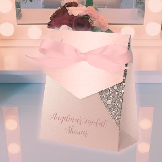 Ballotins Fête de Mariage Élégante Rose Gold