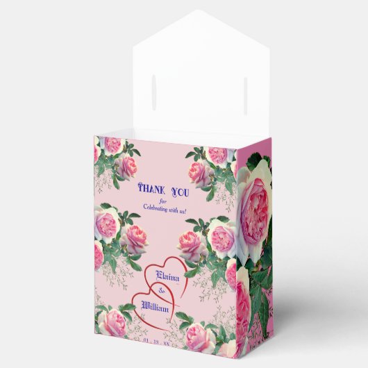 Ballotins Fête de mariage fleurissant amour (Ouvert)