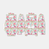 Ballotins Fête de mariage floral aquarelle Paeonia suffrutic (Déplié)